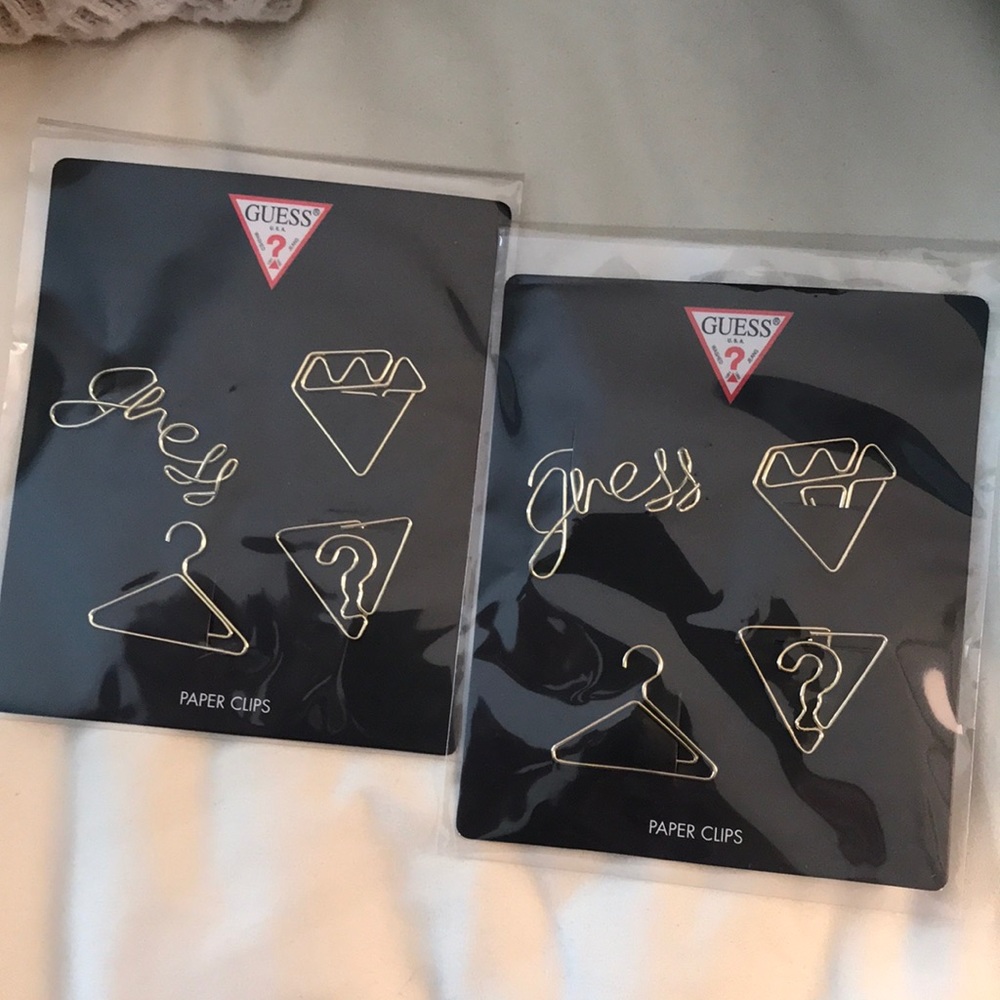 Guess paper clips